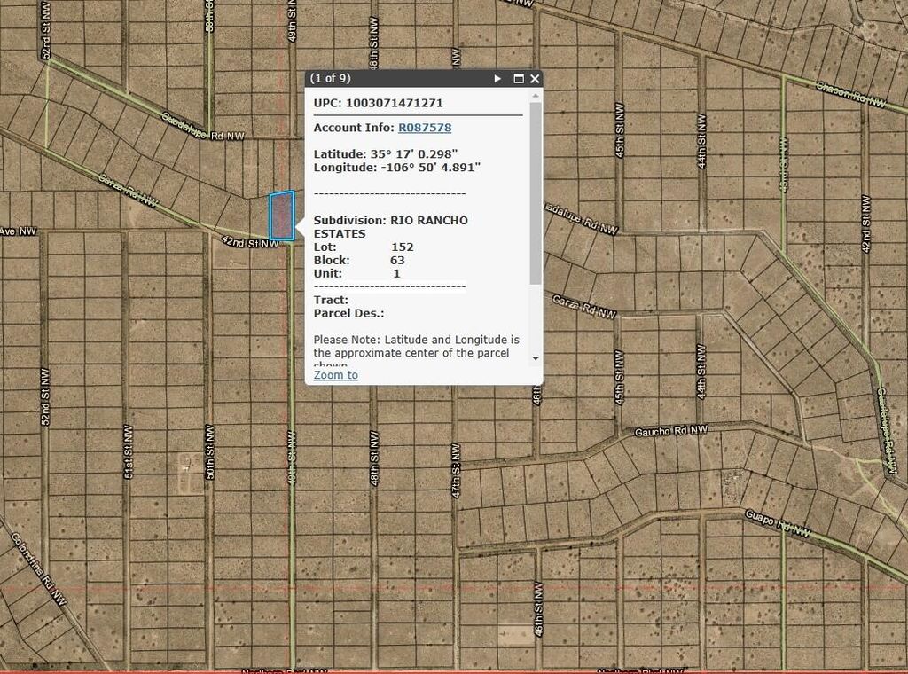 0 Garza Road NW, Rio Rancho, NM 87144