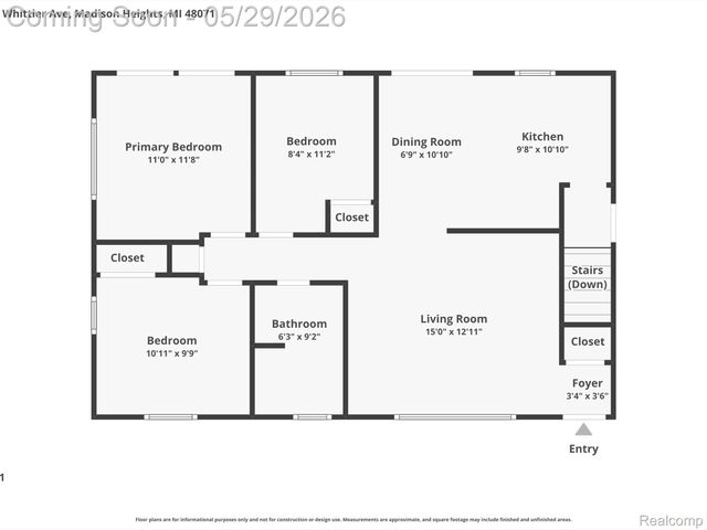 30728 Whittier Avenue, Madison Heights, MI 48071