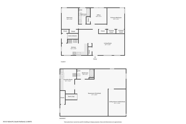 913 E 162nd Place, South Holland, IL 60473