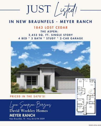 1843 Lost Cedar, New Braunfels, TX 78132