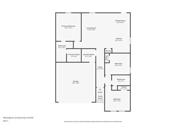 106 Holiday Drive, Gun Barrel City, TX 75156