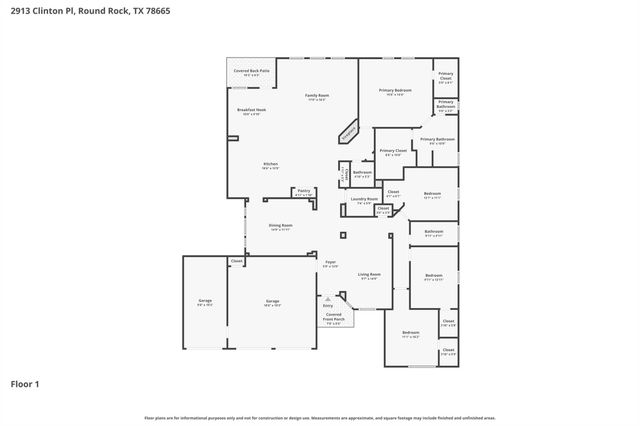 2913 Clinton PL, Round Rock, TX 78665