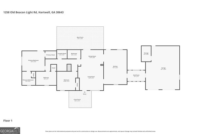 1258 Old Beacon Light Road, Hartwell, GA 30643