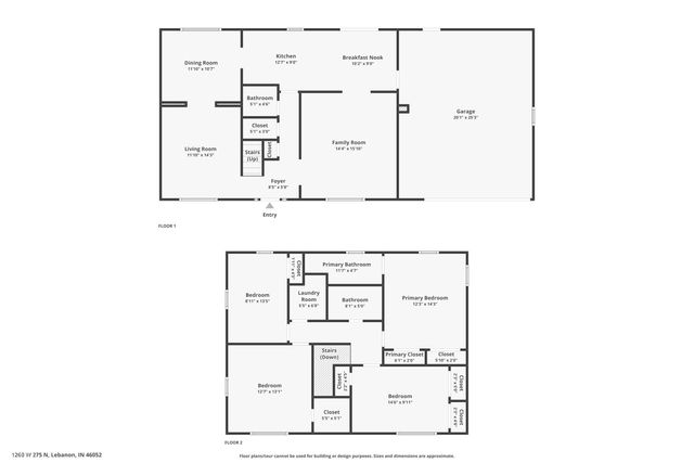 1260 W 275 N, Lebanon, IN 46052