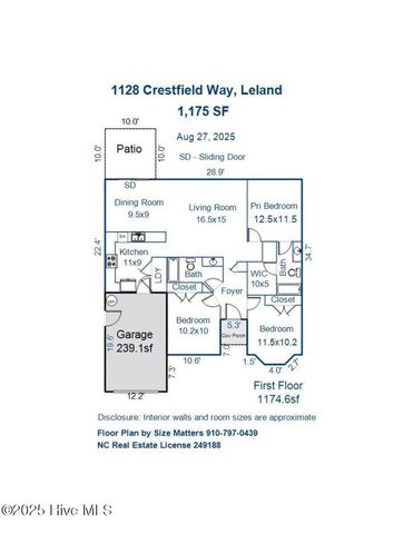 1128 Crestfield Way, Leland, NC 28451