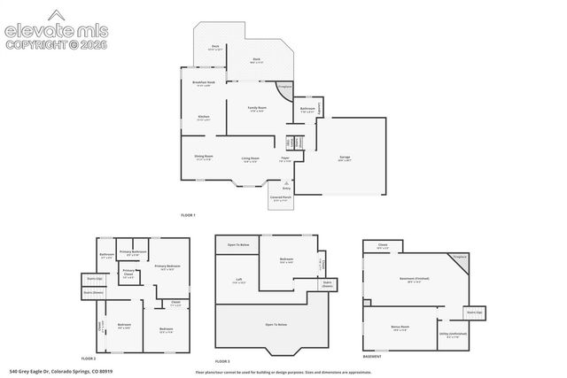 540 Grey Eagle Drive, Colorado Springs, CO 80919