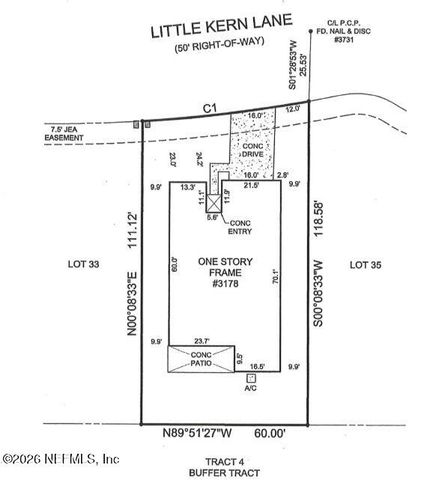3178 LITTLE KERN Lane, Jacksonville, FL 32226