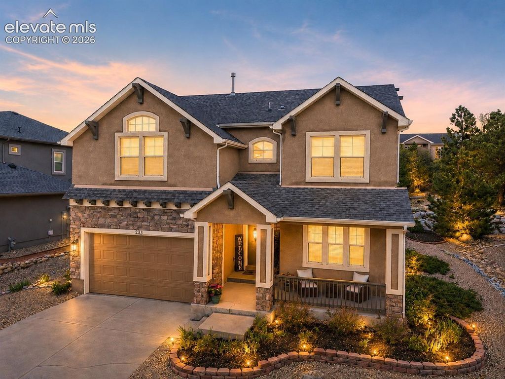 233 Coyote Willow Drive, Colorado Springs, CO 80921 — exterior
