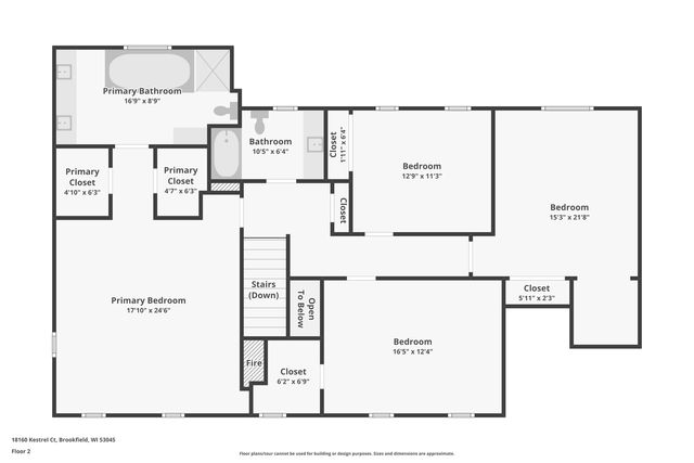 18160 Kestrel COURT, Brookfield, WI 53045