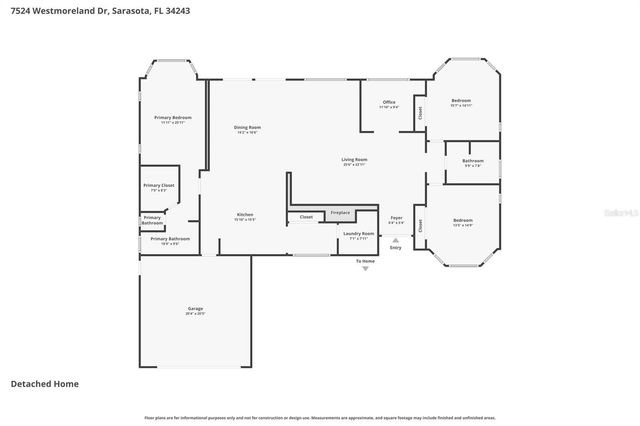 7524 WESTMORELAND DRIVE, Sarasota, FL 34243