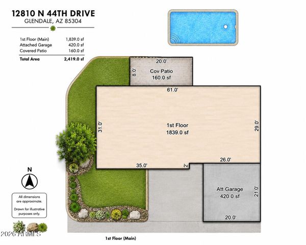 12810 N 44TH Drive, Glendale, AZ 85304