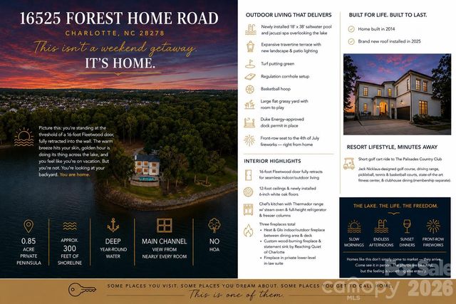 16525 Forest Home Road, Charlotte, NC 28278