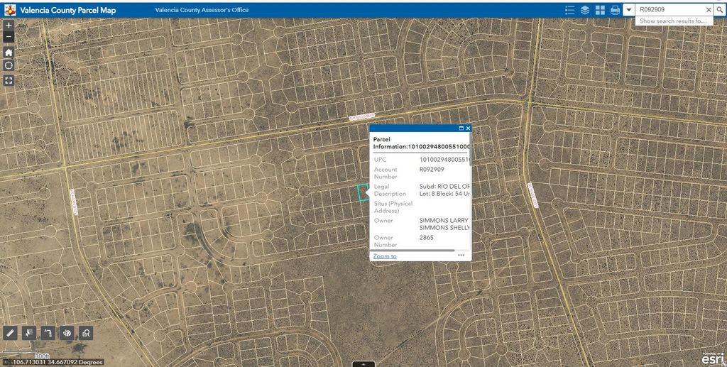 RIO DEL ORO Lot: 8 Block: 54 U, Belen, NM 87002
