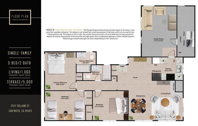 2427 Holland Street, San Mateo, CA 94403