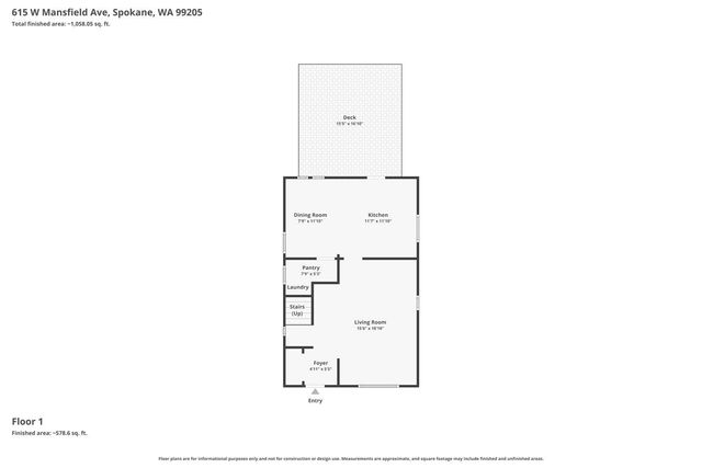 615 W Mansfield Ave, Spokane, WA 99205