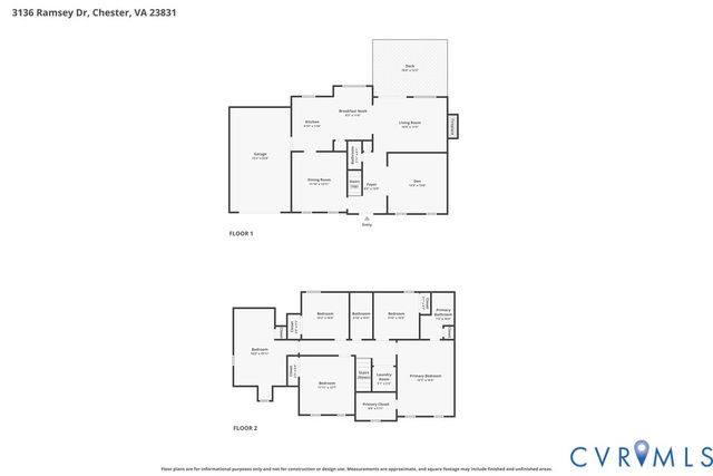 3136 Ramsey Dr, Chester, VA 23831