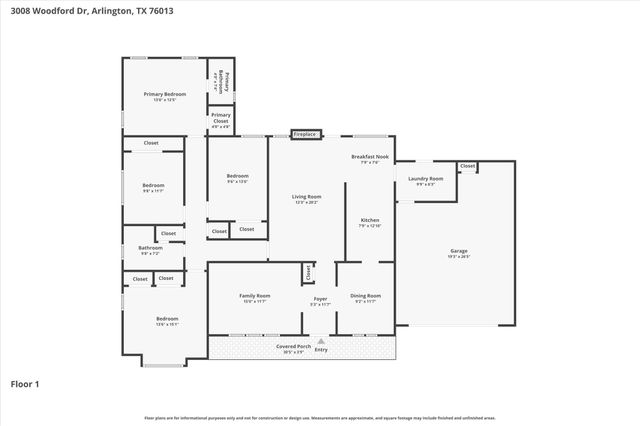 3008 Woodford Drive, Arlington, TX 76013