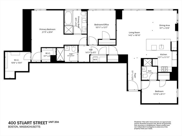 400 Stuart St 20A, Boston, MA 02116