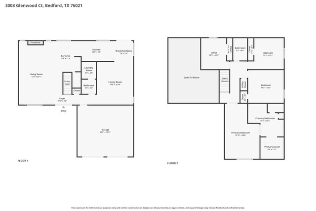 3008 Glenwood Court, Bedford, TX 76021