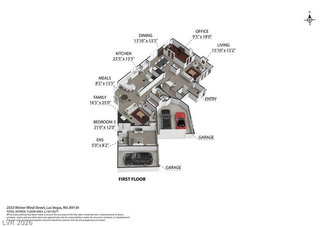 2033 Winter Wind Street, Las Vegas, NV 89134