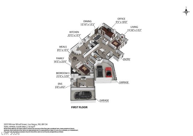 2033 Winter Wind Street, Las Vegas, NV 89134