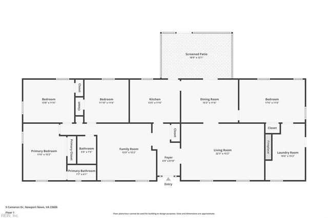 5 Cameron Drive, Newport News, VA 23606