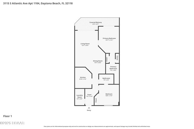3115 S Atlantic Ave Apt 1104, Daytona Beach Shores, FL 32118