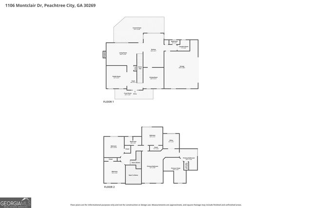 1106 Montclair Drive, Peachtree City, GA 30269