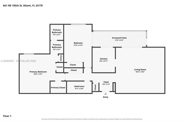 661 NE 195th Street 104, Miami, FL 33179