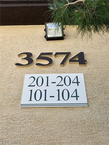 3574 DESERT CLIFF Street 201, Las Vegas, NV 89129