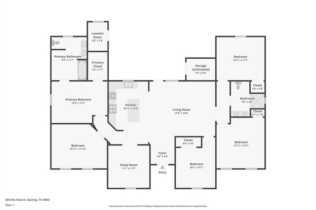 385 Alta Vista DR, Bastrop, TX 78602