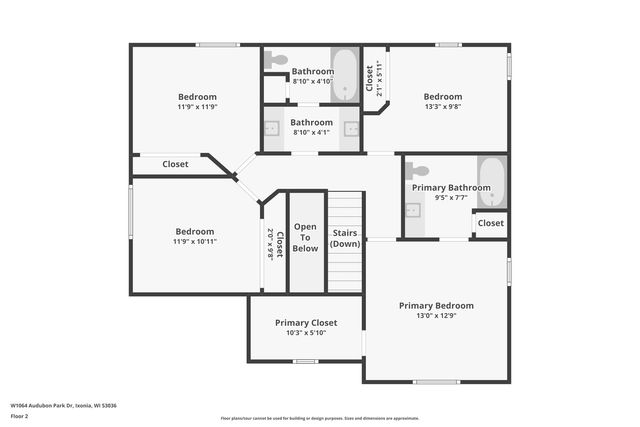 W1064 Audubon Park DRIVE, Ixonia, WI 53036