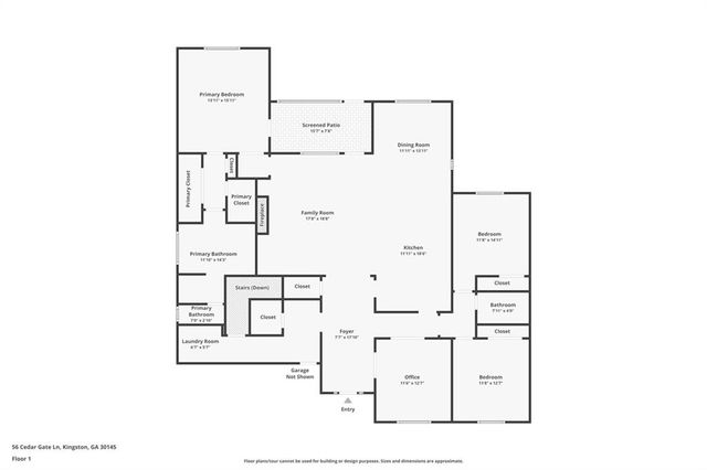 56 Cedar Gate Lane, Kingston, GA 30145