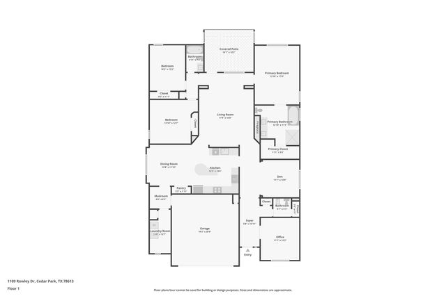 1109 Rowley DR, Cedar Park, TX 78613