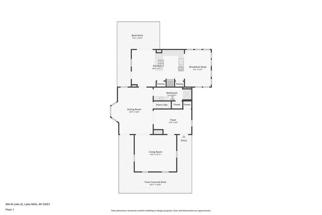 306 W Lake STREET, Lake Mills, WI 53551