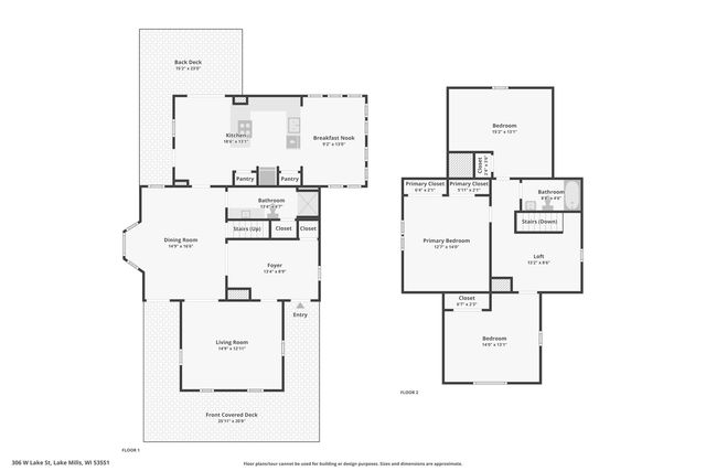 306 W Lake STREET, Lake Mills, WI 53551