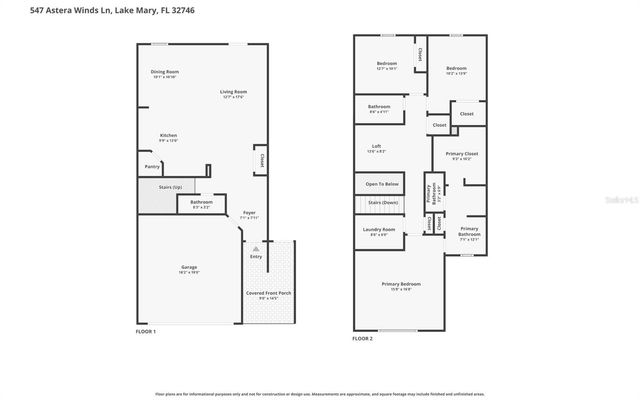 547 ASTERA WINDS LANE, Lake Mary, FL 32746