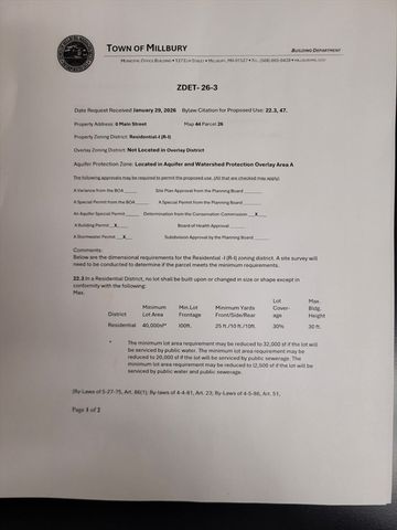 0 Main, Millbury, MA 01527