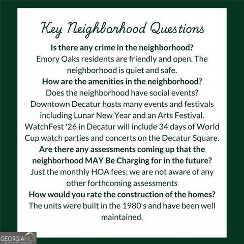 583 Emory Oaks Way, Decatur, GA 30033