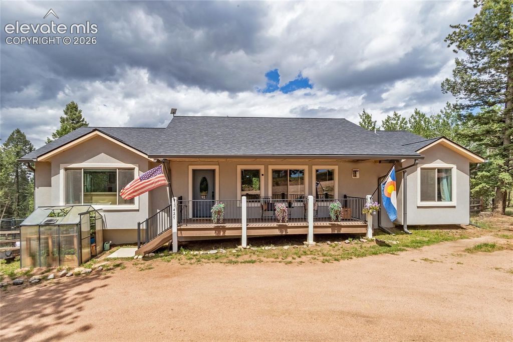 1427 N Mountain Estates Road, Florissant, CO 80816 — exterior