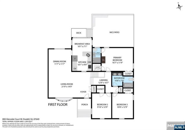 800 Glenside Court, Oradell, NJ 07649