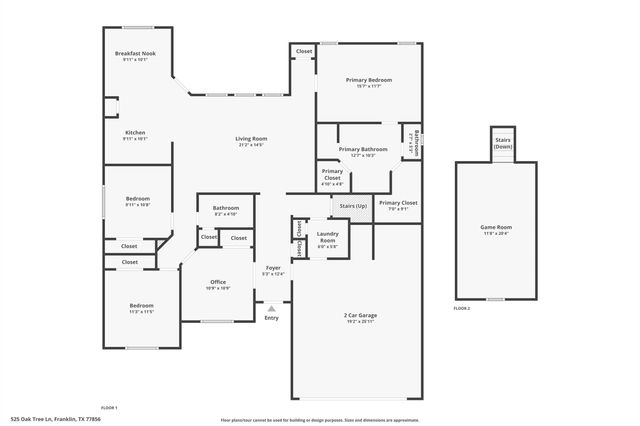 525 Oak Tree Lane, Franklin, TX 77856