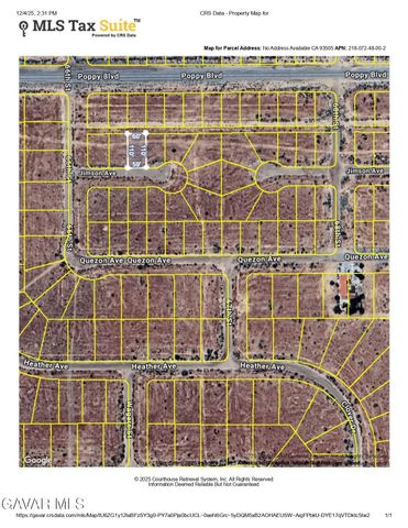 0 Jimson Avenue, California City, CA 93505