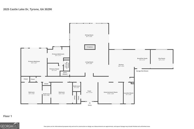 2025 Castle Lake Drive, Tyrone, GA 30290