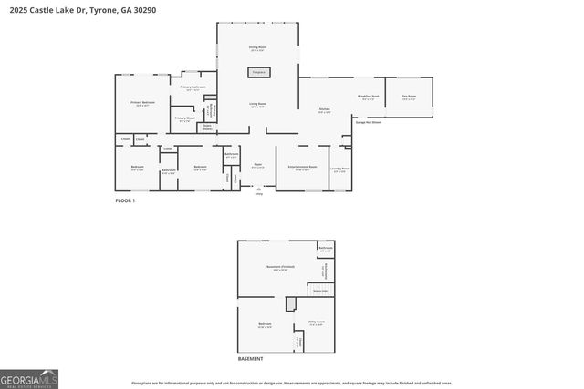 2025 Castle Lake Drive, Tyrone, GA 30290