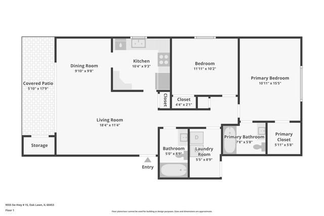 9555 Southwest Highway 1S, Oak Lawn, IL 60453