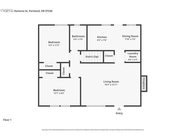 12311 Se RAMONA St, Portland, OR 97236