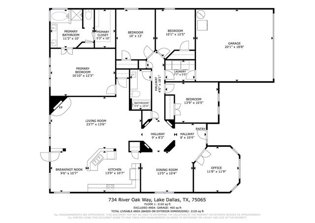 734 River Oak Way, Lake Dallas, TX 75065