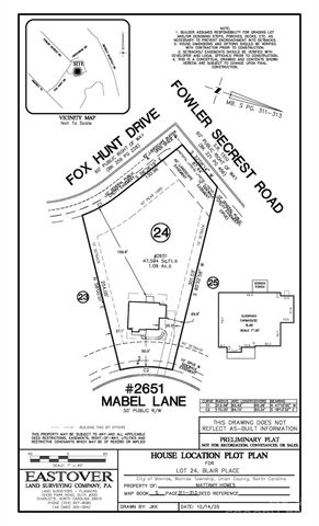 2651 Mabel Lane, Monroe, NC 28110