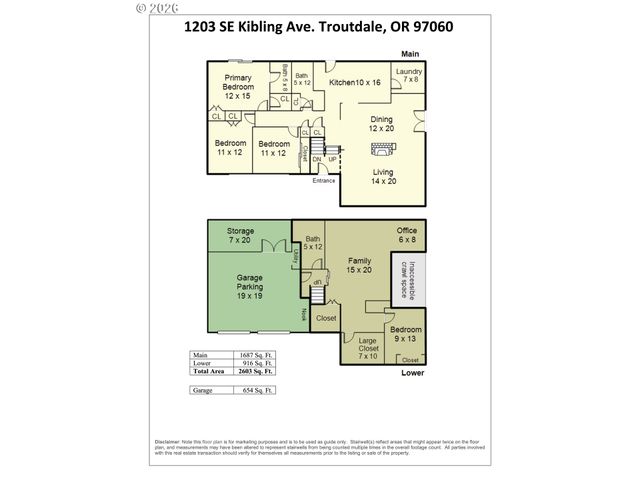 1203 Se KIBLING Ave, Troutdale, OR 97060